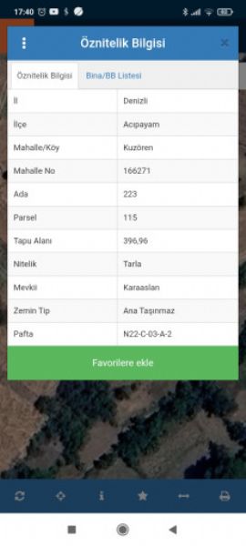 Denizli gayrimenkul den sat�l�k tarla