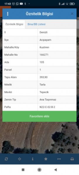 Denizli gayrimenkul den sat�l�k tarla